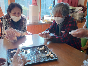 ぜんざい作り