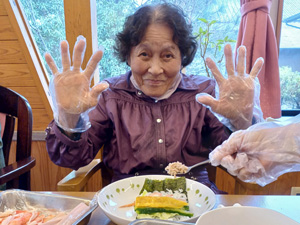 恵方巻き作り